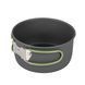 Набір посуду Bo-Camp Explorer 4 Pieces Hard Anodized Grey/Green (2200244) DAS1329 фото 8