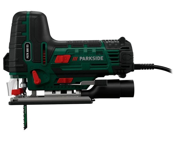 Лобзик сетевой маятниковый с лазером Parkside PSTK 800 D3 800 Вт Германия 41898 фото