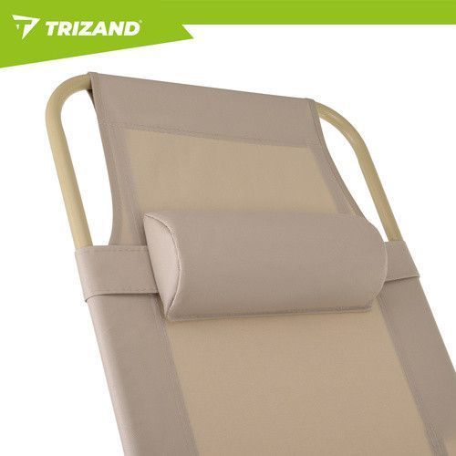 Складной садовый шезлонг 60x177x30 см Trizand 27553 49555 фото