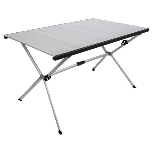 Стол Bo-Camp Lamel 121x80 cm Aluminium (1404438) DAS3065 фото