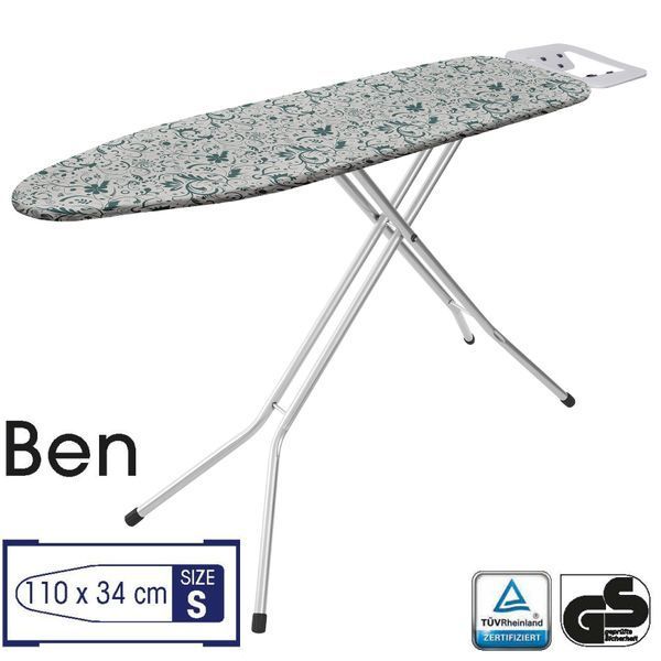Дошка для прасування Casa Si Ben 110x30 Silver/White Plants (CS98090G323) DAS2401 фото