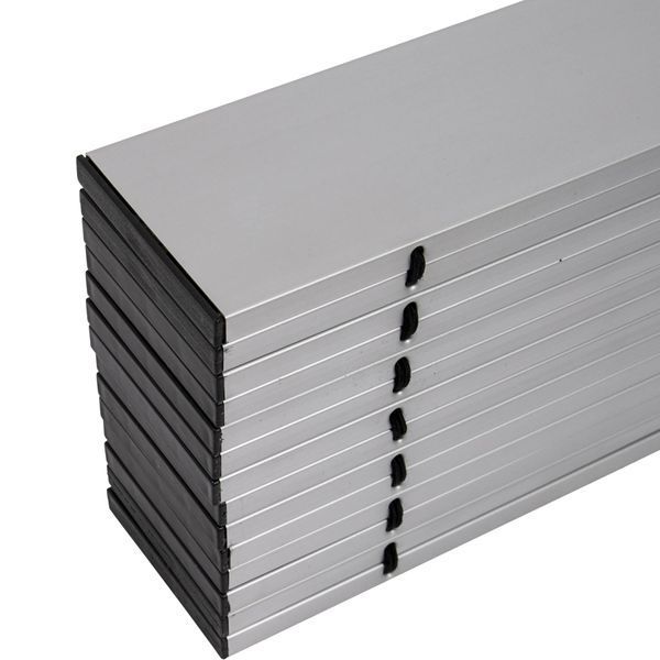Стол Bo-Camp Lamel 121x80 cm Aluminium (1404438) DAS3065 фото