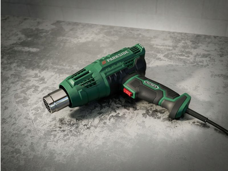 Фэн строительный промышленный Parkside PHLG 2000 F5 600&deg;C 2000Вт Германия 23839 фото