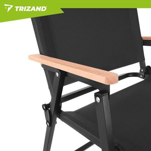 Садовый стул 54x56x79 см черный Trizand 27552 49533 фото