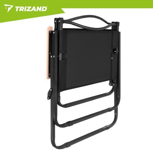 Садовый стул 54x56x79 см черный Trizand 27552 49533 фото