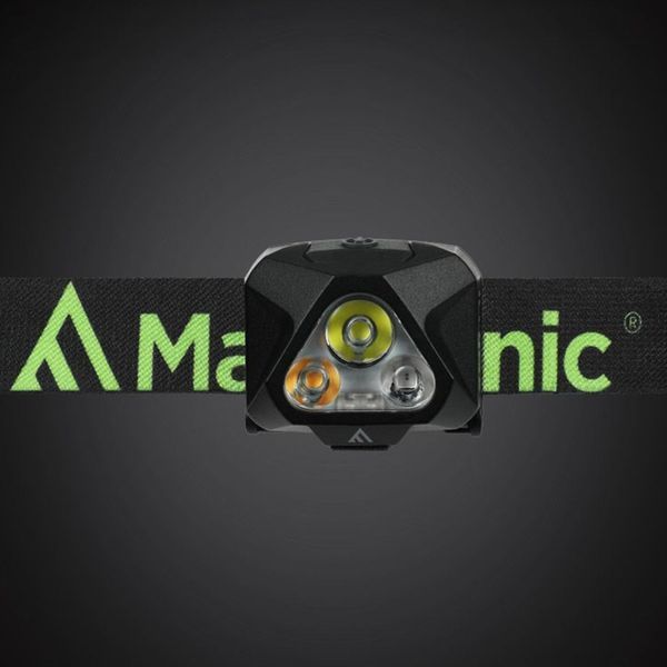 Фонарь налобный Mactronic Illuma (430 Lm) Cool White/Neutral White/Red LED USB Recharge Type-C (AHL0081) DAS303010 фото