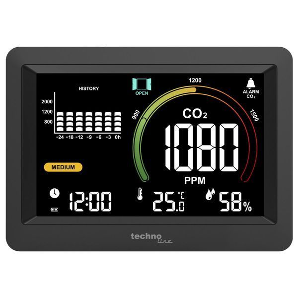 Метеостанція Technoline WL1028 Black (WL1028) DAS2313 фото