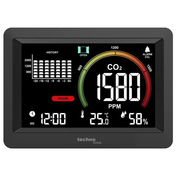 Метеостанція Technoline WL1028 Black (WL1028) DAS2313 фото