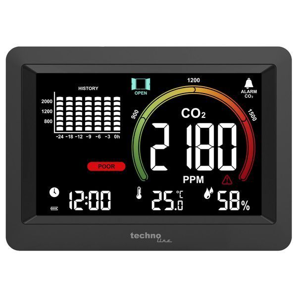 Метеостанція Technoline WL1028 Black (WL1028) DAS2313 фото