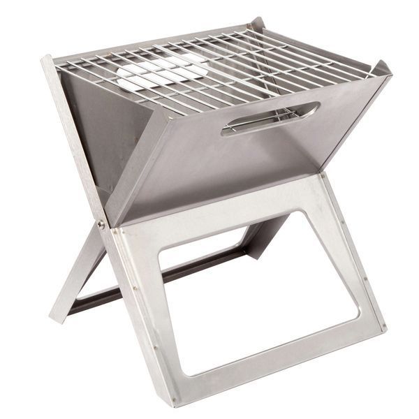 Гриль угольный Bo-Camp Notebook/Fire Basket Compact Silver (8108347) DAS1338 фото