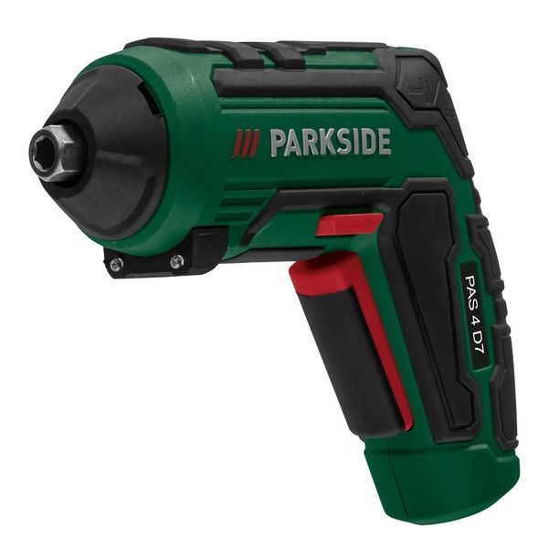 Аккумуляторная отвертка Parkside PAS 4 D7 шуруповерт с насадками 4 V, 1500 mAh, 10 Nm, Германия 17805 фото
