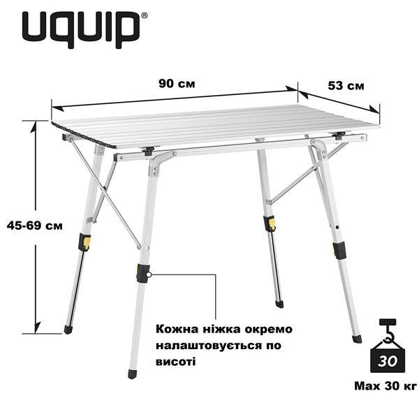 Стол Uquip Variety M Grey (244112) DAS831 фото