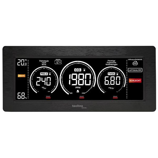 Метеостанція Technoline WL1035 Black (WL1035) DAS2314 фото