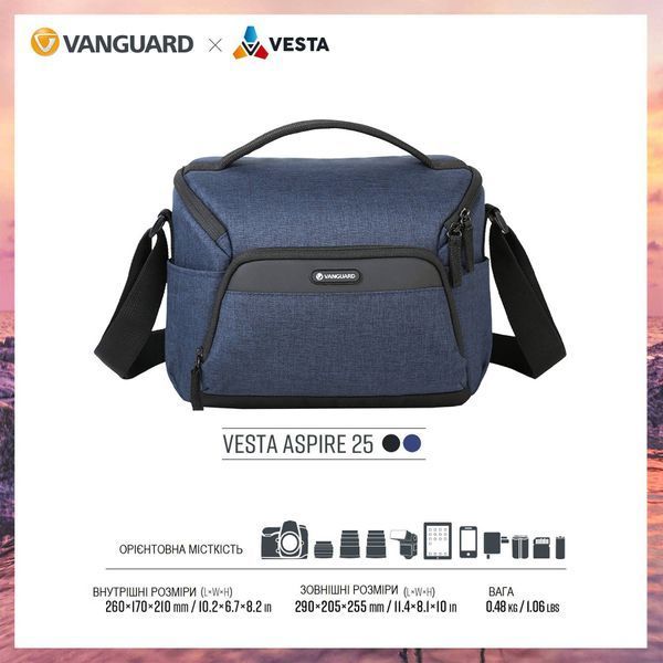 Сумка Vanguard Vesta Aspire 25 Navy (Vesta Aspire 25 NV) DAS972 фото