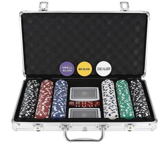 Покерный набор 300 жетонов в чемодане Poker 300 HQ 23528 15977 фото