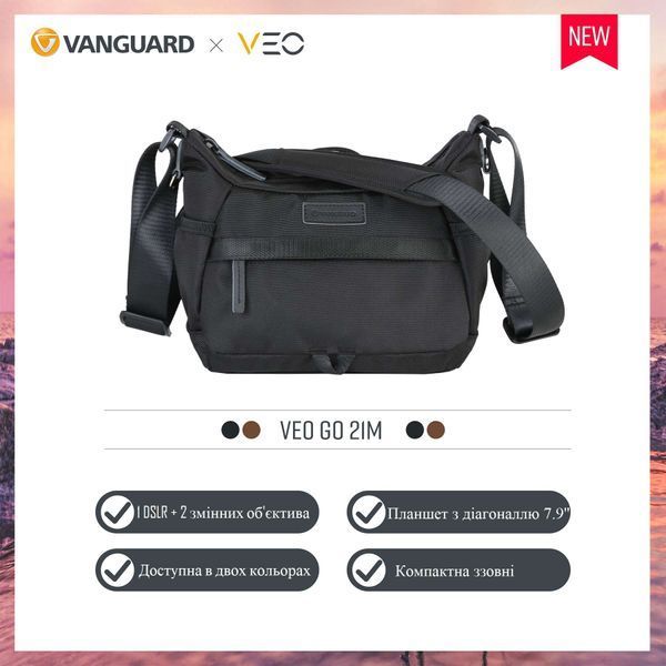Сумка Vanguard VEO GO 21M Black (VEO GO 21M BK) DAS1053 фото