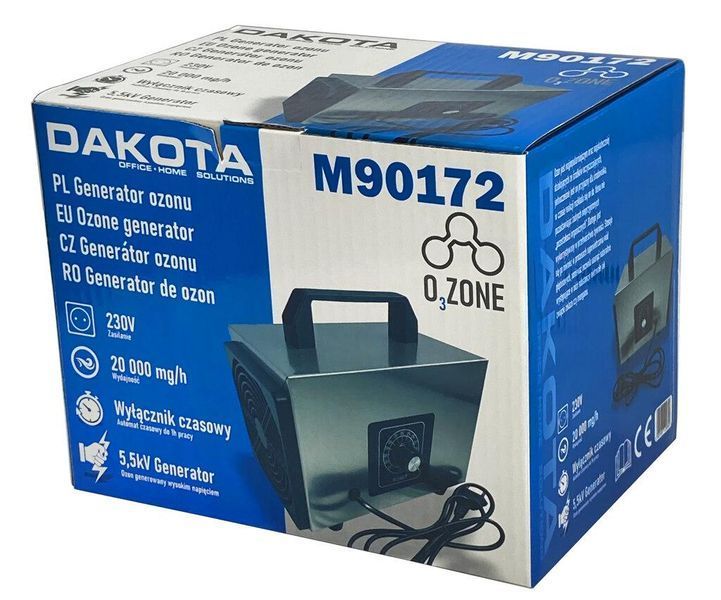 Озонатор воздуха 20 000 мг/ч с функцией таймера DAKOTA M90172 21826 фото