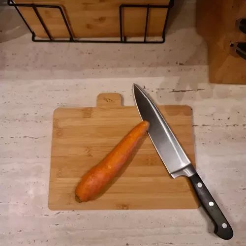 Набор бамбуковых разделочных досок 4 шт. Ruhhy 19338 с подставкой, для мяса, рыбы, овощей и хлеба 15955 фото
