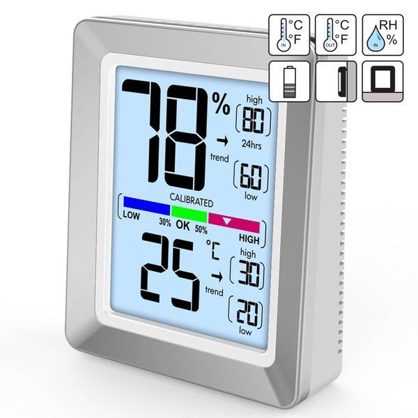 Термогігрометр Technoline WS9460 Silver/White (WS9460) DAS967 фото
