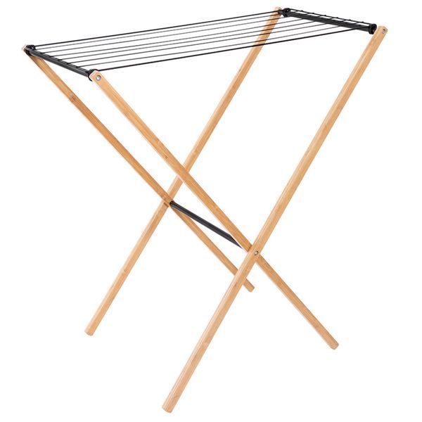 Сушарка для білизни підлогова Casa Si Bamboo Dryer S Braun (CS92303W06) DAS2186 фото