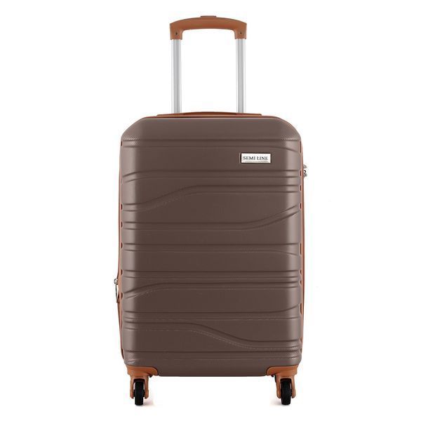 Чемодан Semi Line 20" (S) Graphite/Brown (T5689-1) DAS3405 фото