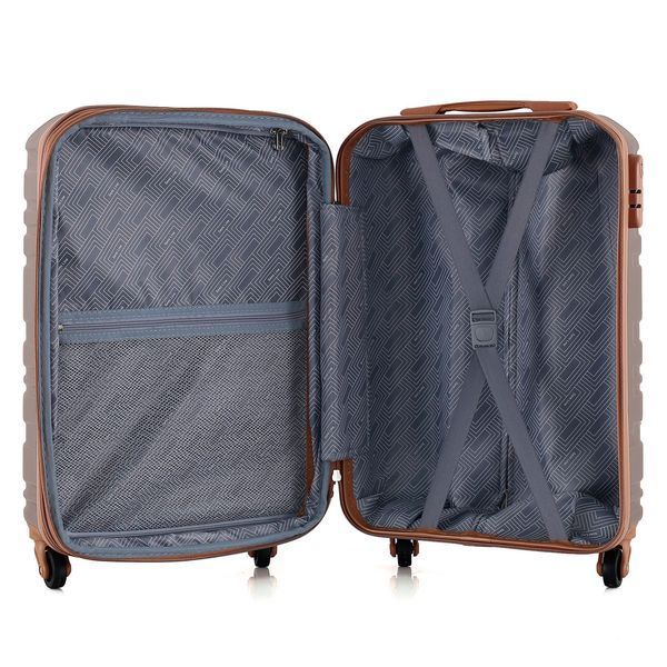 Чемодан Semi Line 20" (S) Graphite/Brown (T5689-1) DAS3405 фото
