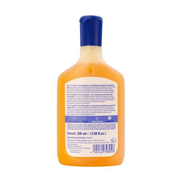 Гель для душу з охолоджуючим ефектом Sport Lavit Duschfit Grapefruit 200 ml (39805000) 39805000 фото