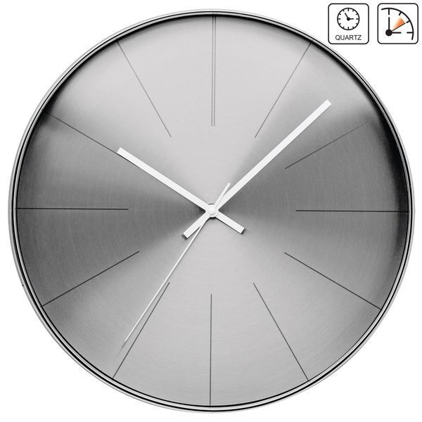 Годинник настінний Technoline WT2410 Silver (WT2410 grau) DAS1587 фото