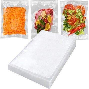 Пленка для вакууматора пакеты 20x30 см 50 шт Ruhhy 22026 13923 фото