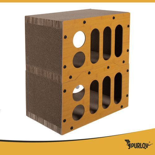 Когтеточка для кошки - двухэтажный дом Purlov 27017 41298 фото
