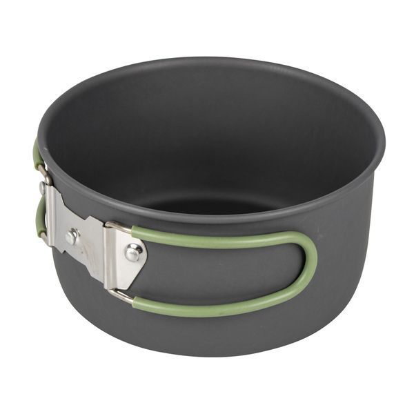 Набор посуды Bo-Camp Explorer 4 Pieces 19 Hard Anodized Grey/Green (2200241) DAS2544 фото