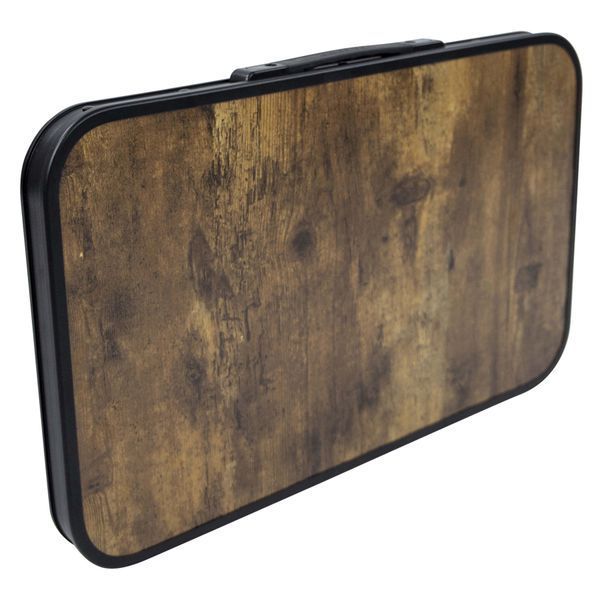 Стол Bo-Camp Woodbine Compact 56x34 cm Black/Wood look (1404190) DAS3070 фото