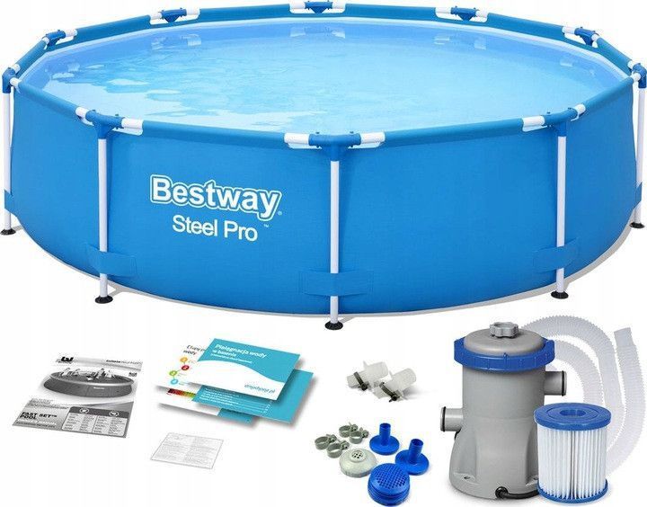 Бассейн каркасный Bestway 56681 с насосом и фильтром 366х76 26156 фото