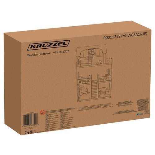 Деревянный кукольный домик Kruzzel D11252 вилла 90 см 40886 фото