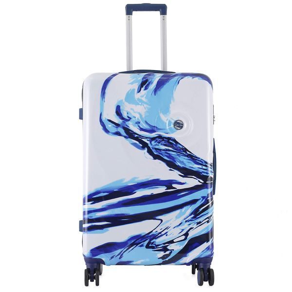 Валіза Semi Line 28" (L) White/Blue Print (T5653-3) DAS2080 фото