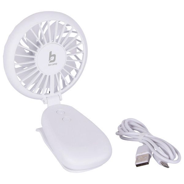 Вентилятор акумуляторний Bo-Camp Mini Fan With Clamp White (8520960) DAS3046 фото
