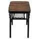 Стол Bo-Camp Woodbine 56x34 cm Black/Wood look (1404191) DAS3071 фото 3