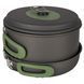 Набор посуды Bo-Camp Explorer 3 Pieces Hard Anodized Grey/Green (2200239) DAS2545 фото 2