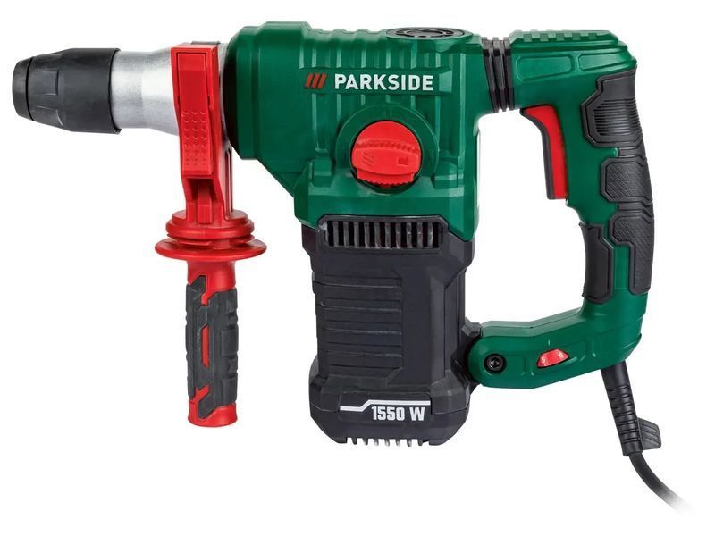Перфоратор Parkside PBH 1550 C1 SDS-Plus ударная дрель 1550 Вт с долотом и набором сверл Германия 23758 фото