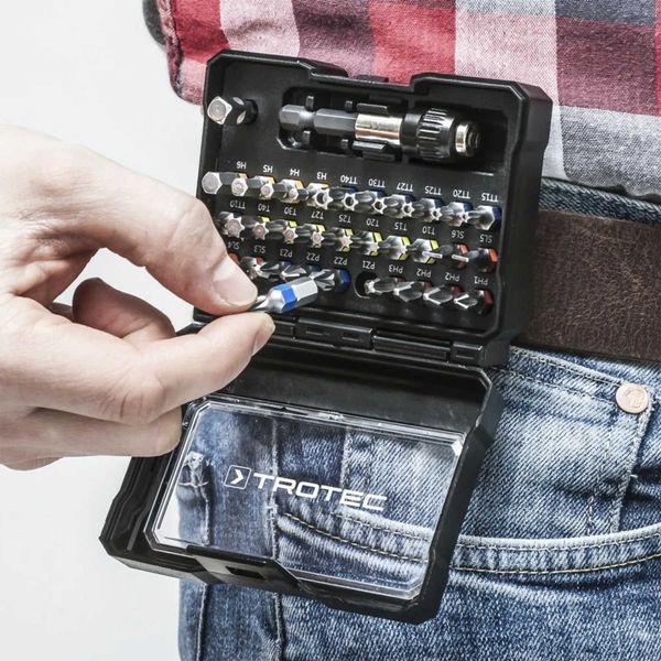Набір біт Trotec PSCS Screwdriver 32 pieces Bit Set (6200001001) DAS2938 фото