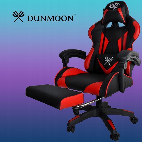 Кресло геймерское с подставкой для ног Malatec Dunmoon 8979 RED 14896 фото
