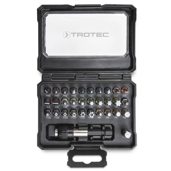 Набір біт Trotec PSCS Screwdriver 32 pieces Bit Set (6200001001) DAS2938 фото