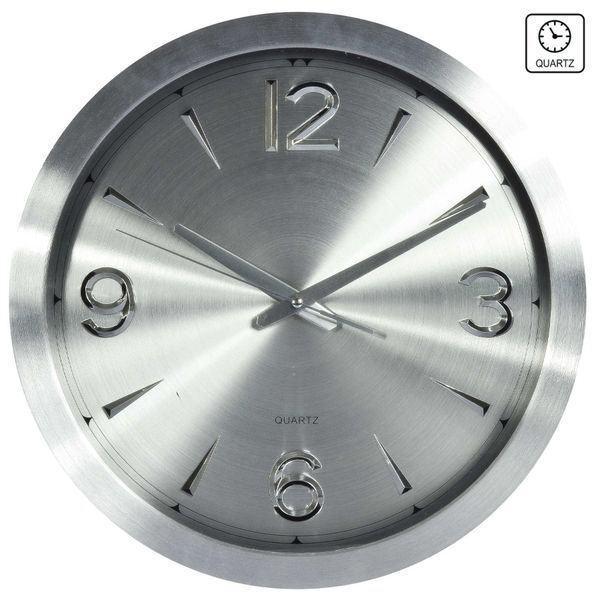 Годинник настінний Technoline 634911 Metal Silver (634911) DAS1590 фото