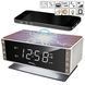 Годинник настільний з радіо Technoline WT487 Wireless Mobile Charging White/Brown (WT487) DAS2478 фото 5