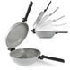 Сковорода двойная Flonal Dura Induction Rocky Twins 28 см с решеткой (RKIWP2830)_Discounted DAS3670 фото 20