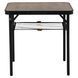 Стіл Bo-Camp Garland 60x45 cm Black/Wood look (1404195) DAS3072 фото 2