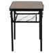 Стіл Bo-Camp Garland 60x45 cm Black/Wood look (1404195) DAS3072 фото 8