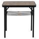 Стіл Bo-Camp Garland 60x45 cm Black/Wood look (1404195) DAS3072 фото 6