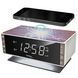 Годинник настільний з радіо Technoline WT487 Wireless Mobile Charging White/Brown (WT487) DAS2478 фото 1