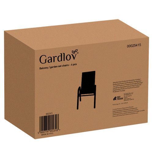 Набор садовых стульев 4 шт Gardlov 27566 27591 фото
